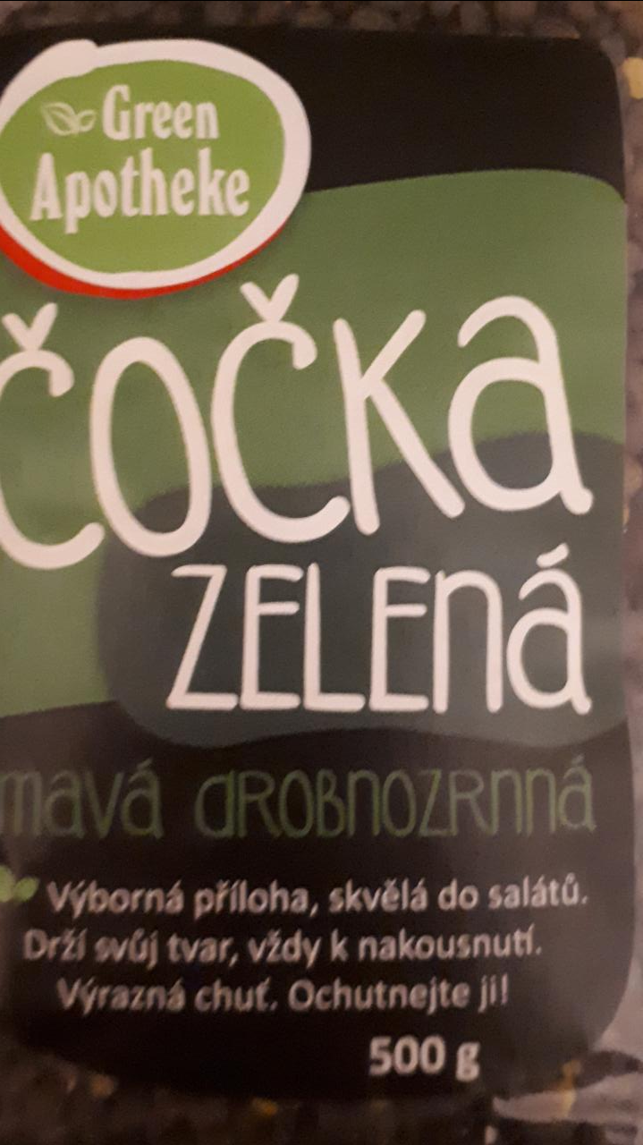 Fotografie - Čočka zelená Green Apotheke