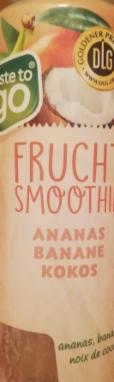 Fotografie - FRUTCH SMOOTHIE: ANANAS, BANANE, KOKOS taste to go