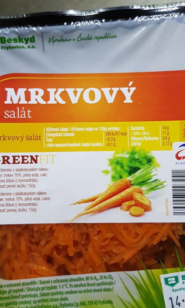 Fotografie - Mrkvový salát GREEN Fit Beskyd Fryčovice