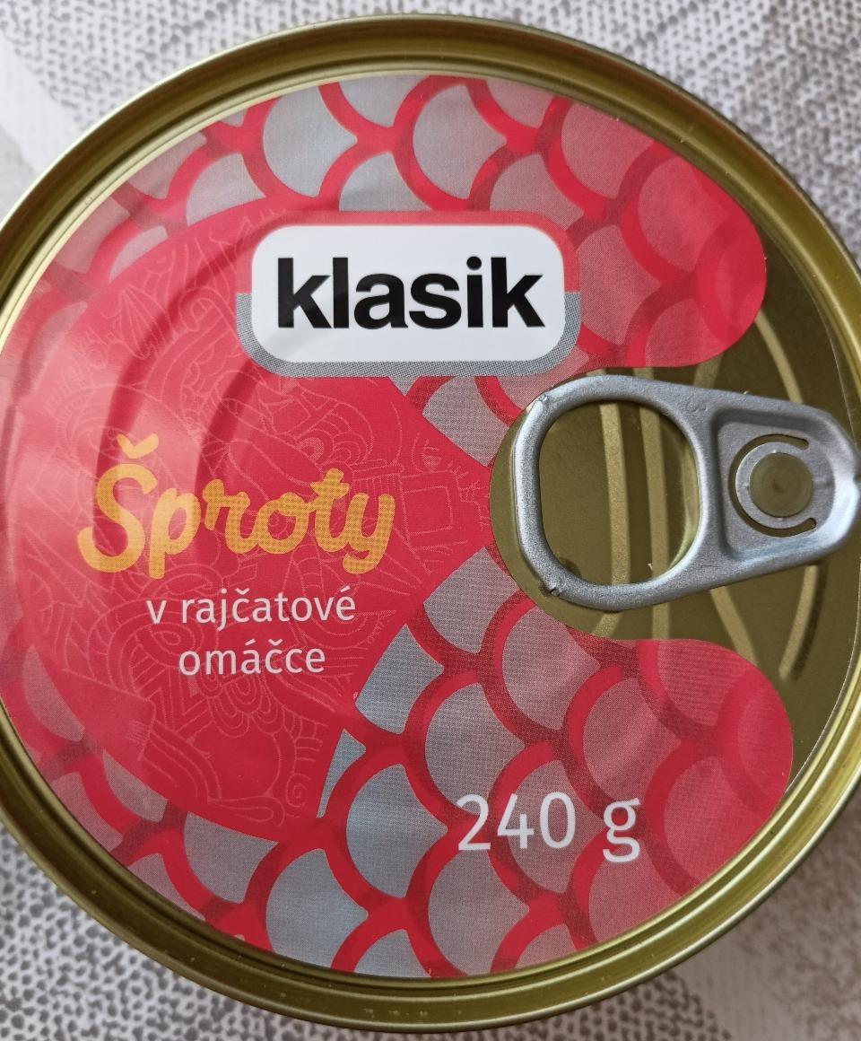 Fotografie - Šproty v rajčatové omáčce Klasik