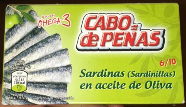 Fotografie - Sardinillas en aceite de Oliva Cabo de Peñas