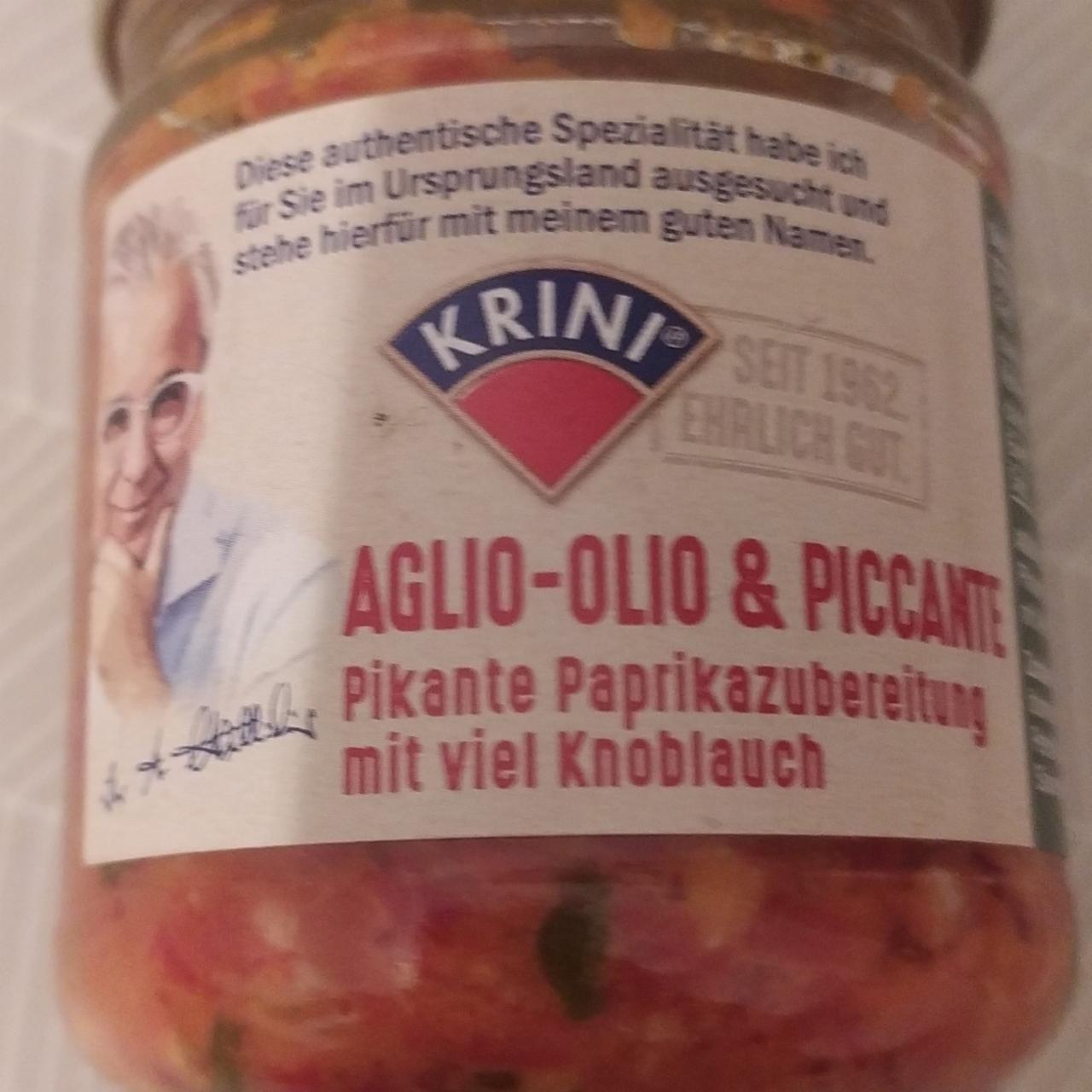 Fotografie - Aglio-Olio & Piccante Pikante Paprikazubereitung mit viel Knoblauch Krini