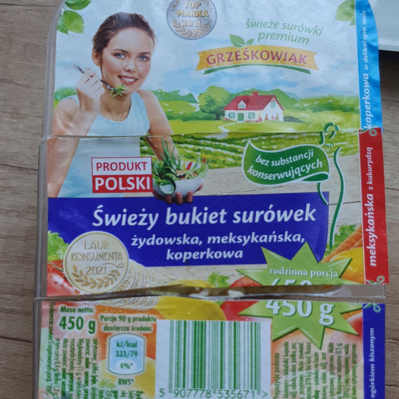 Fotografie - Świeży buket surówek