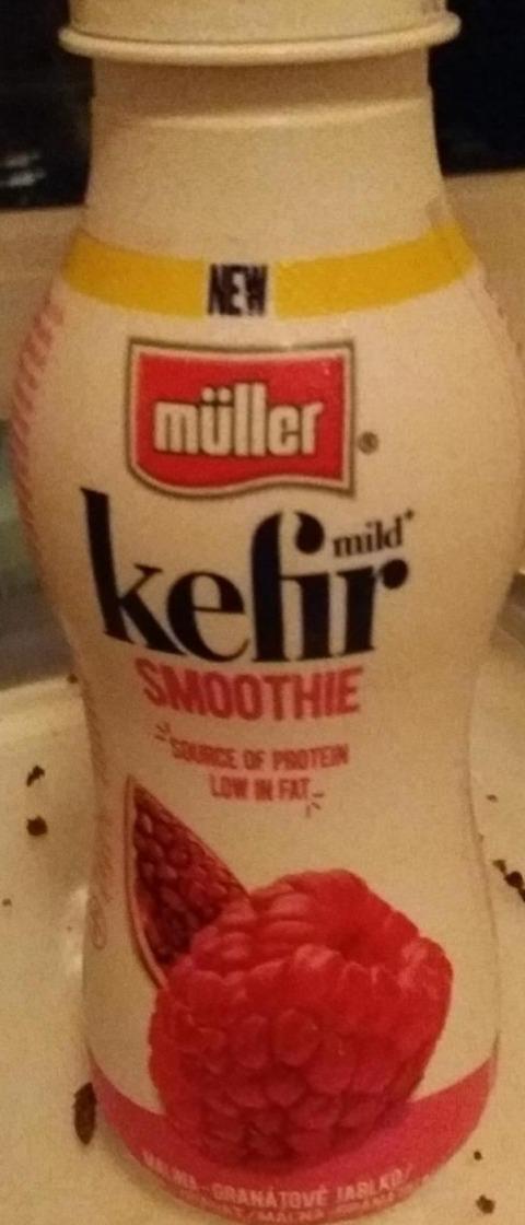 Fotografie - Kefir Smoothie Malina & Granátové jablko Müller