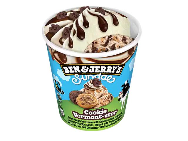 Fotografie - Cookie Vermont-ster Sundae Ben & Jerry's