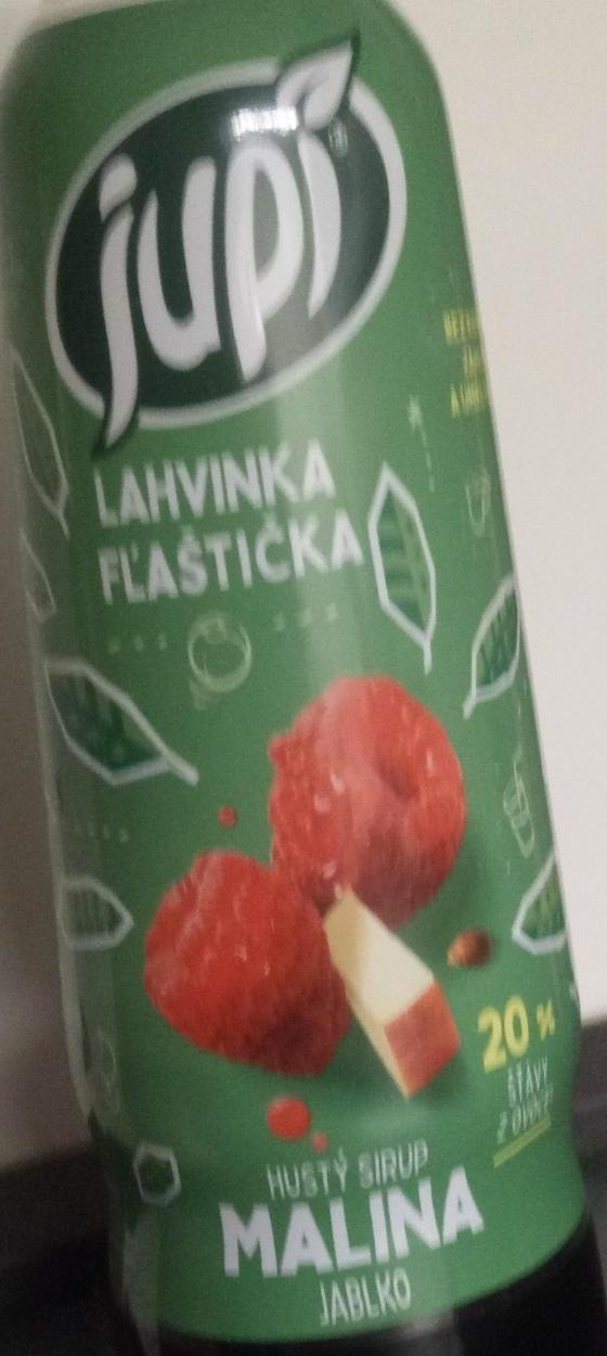 Fotografie - Lahvinka hustý sirup malina jablko Jupí