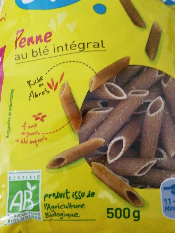 Fotografie - BIO Penne au blé intégral - Monoprix