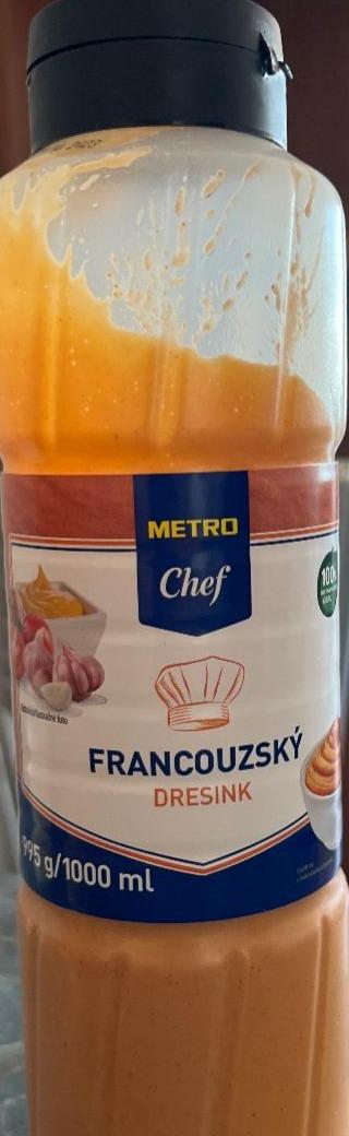 Fotografie - francouzský dresink Metro chef