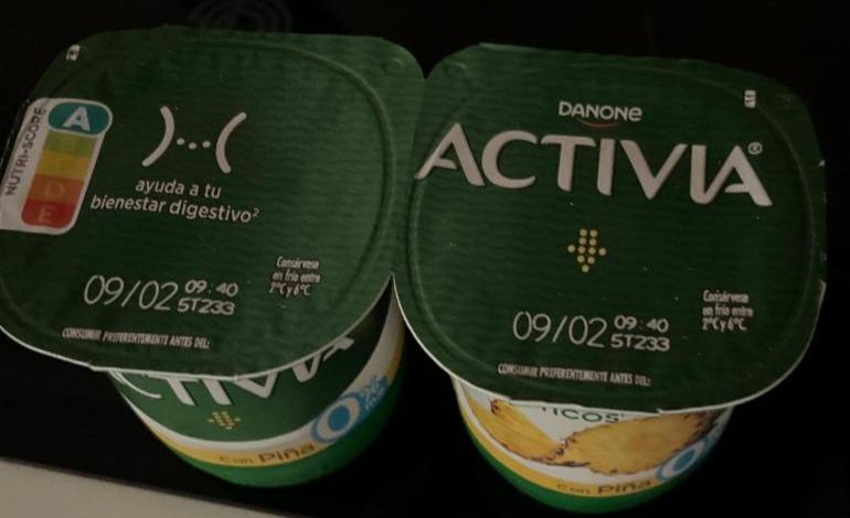 Fotografie - Activia 0% con Piña Danone