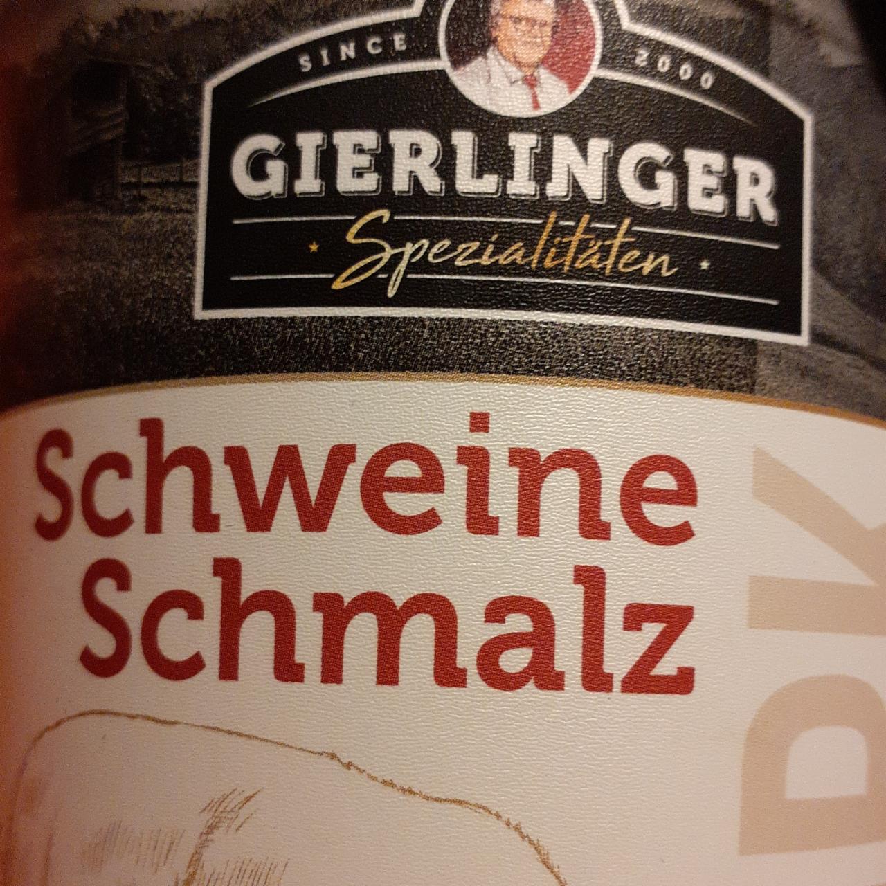 Fotografie - Schweine Schmalz Gierlinger