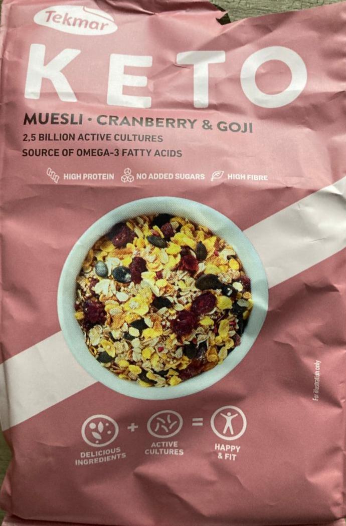 Fotografie - Keto Muesli Cranberry & Goji Tekmar