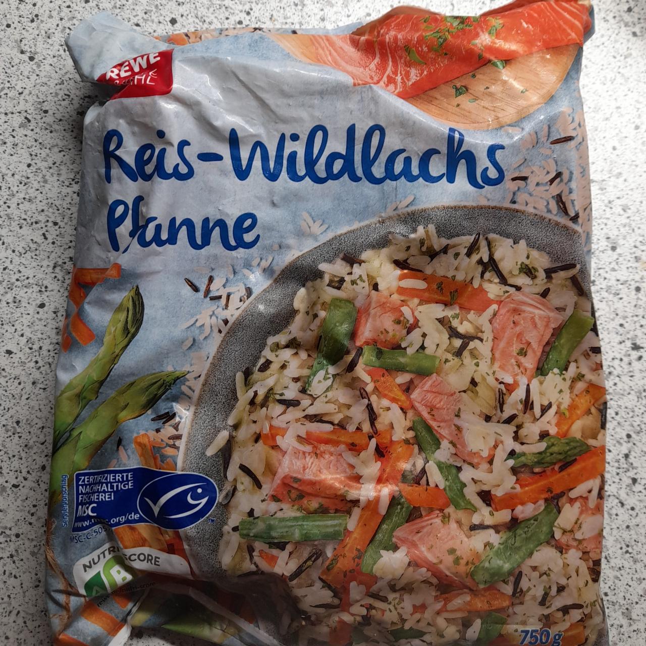 Fotografie - Reis-wildlachs pfanne Rewe beste wahl