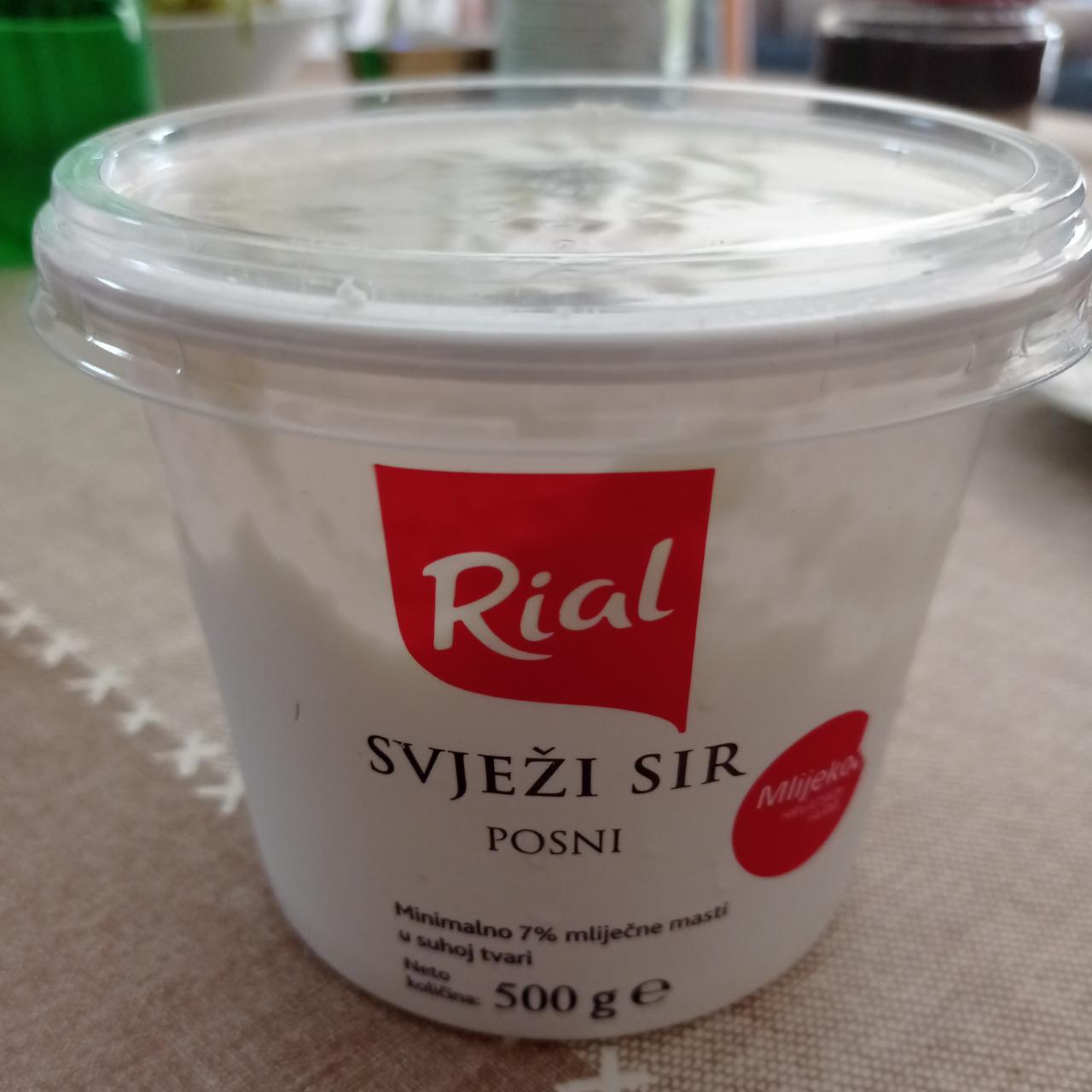 Fotografie - Svježi sir posni Rial