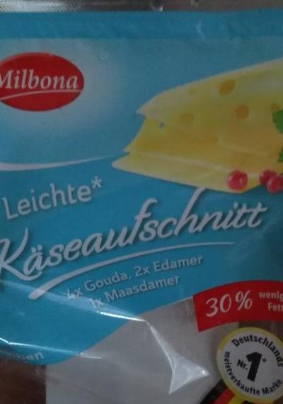 Fotografie - Leichte Käseaufschnitt 30% Milbona