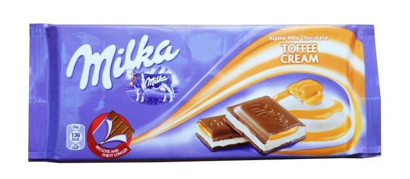 Fotografie - Milka toffee creme