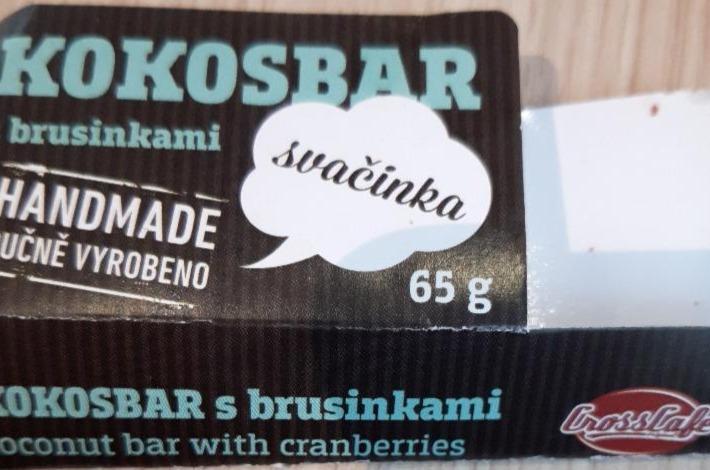 Fotografie - Kokosbar s brusinkami CrossCafe