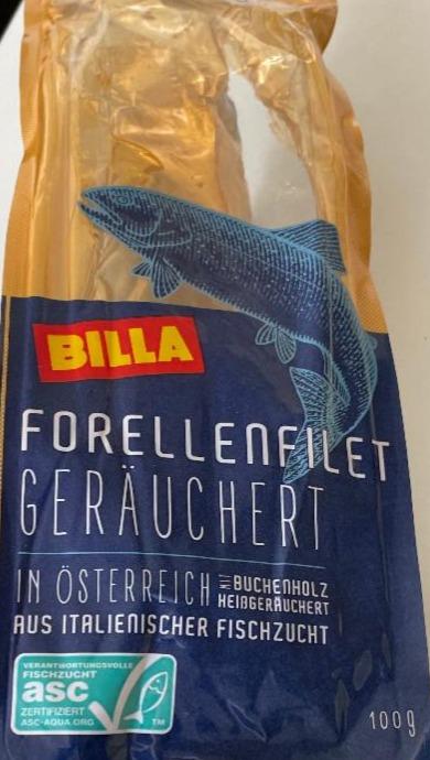 Fotografie - Forellenfilet gerauchert Billa