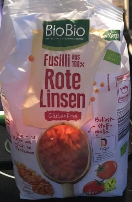 Fotografie - Fusilli aus 100% Rote Linsen BioBio