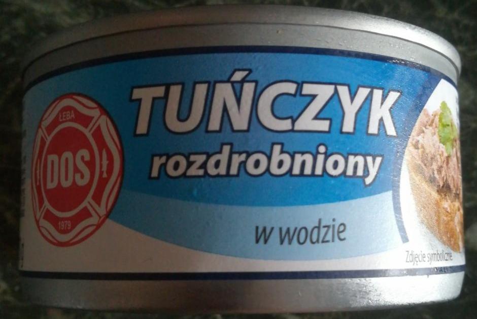 Fotografie - Tuńczyk rozdrobiony w wodzie Dos