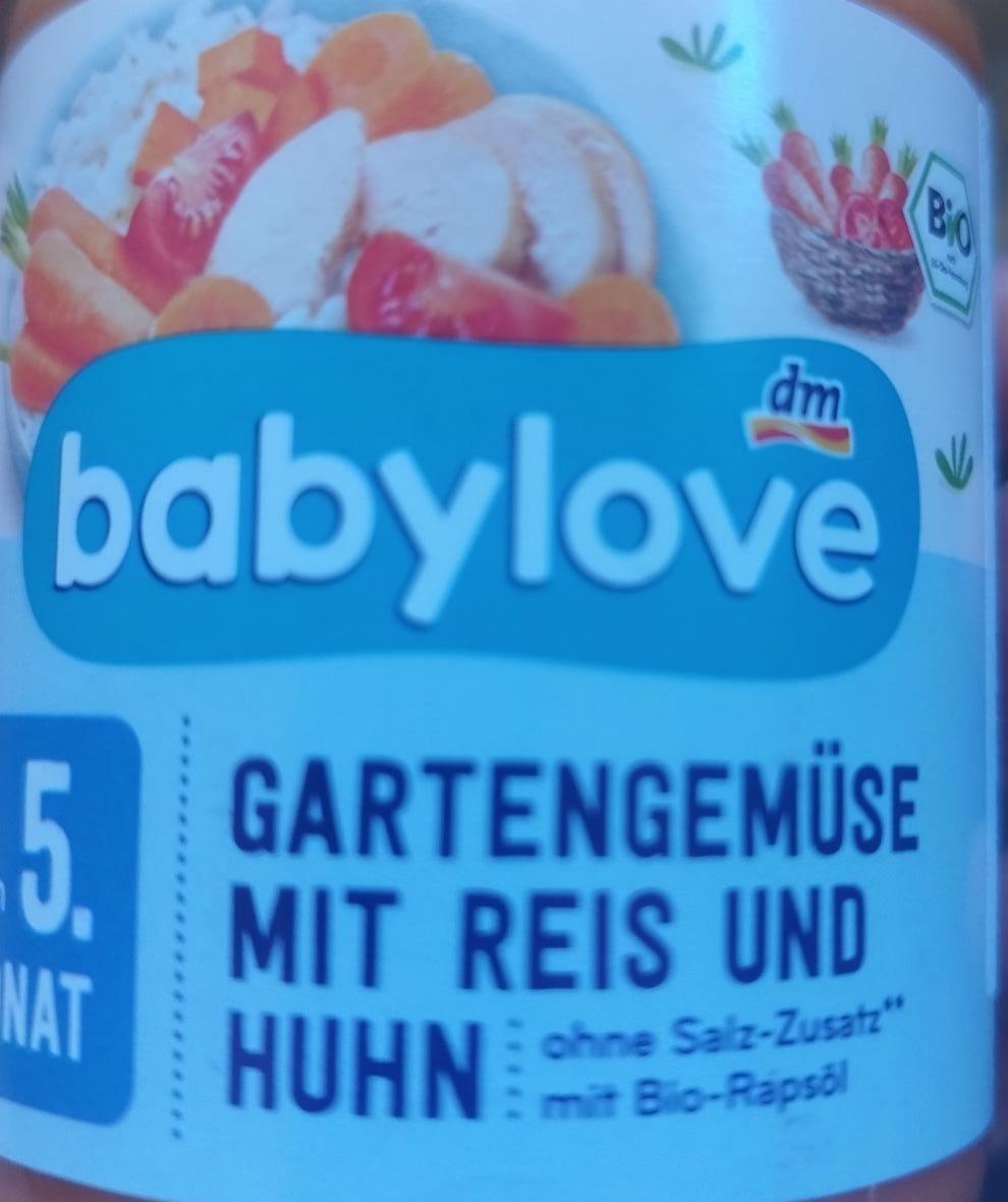 Fotografie - Gartengemüse mit reis und huhn Babylove