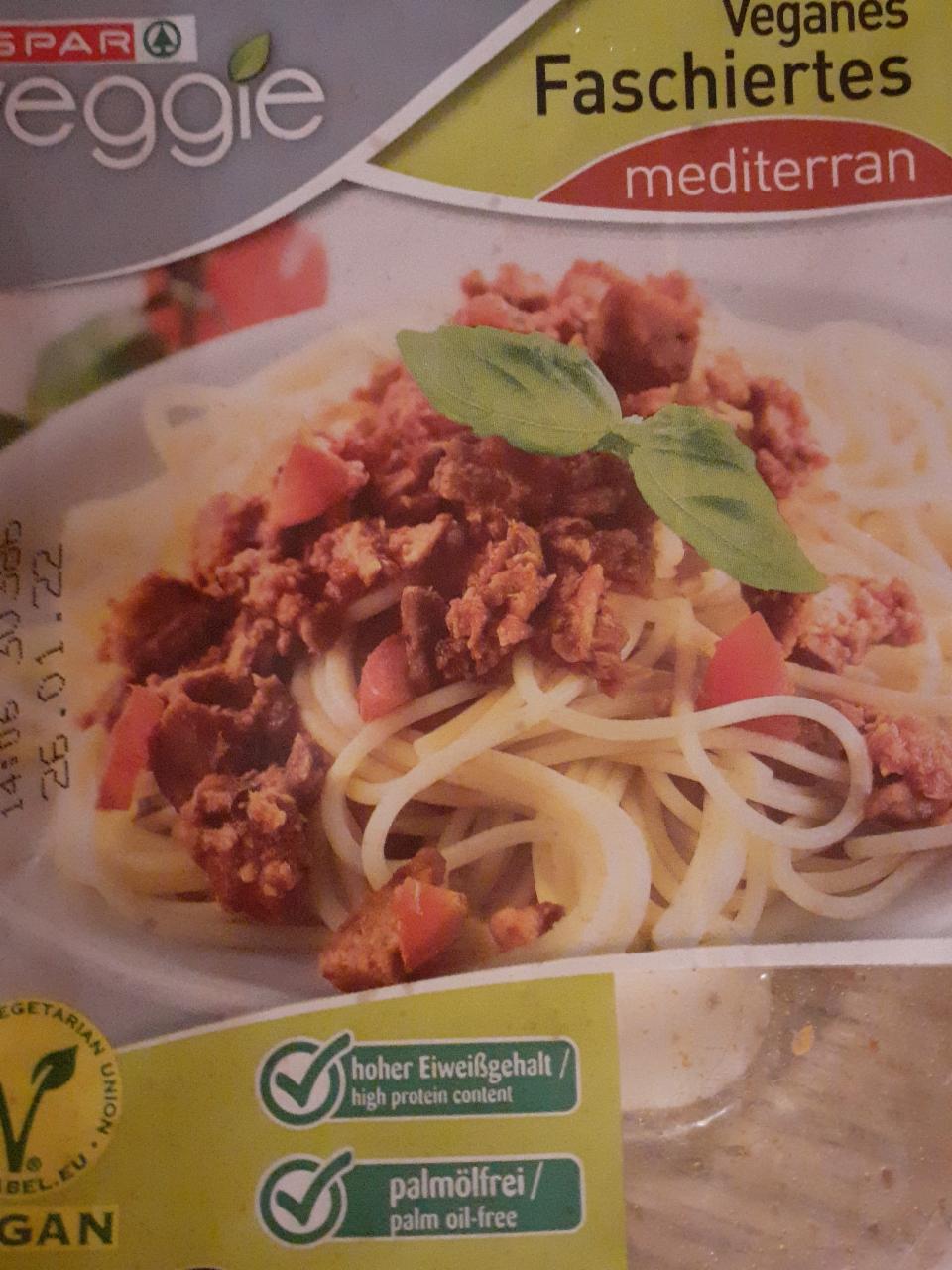 Fotografie - Veganes Faschiertes mediterran