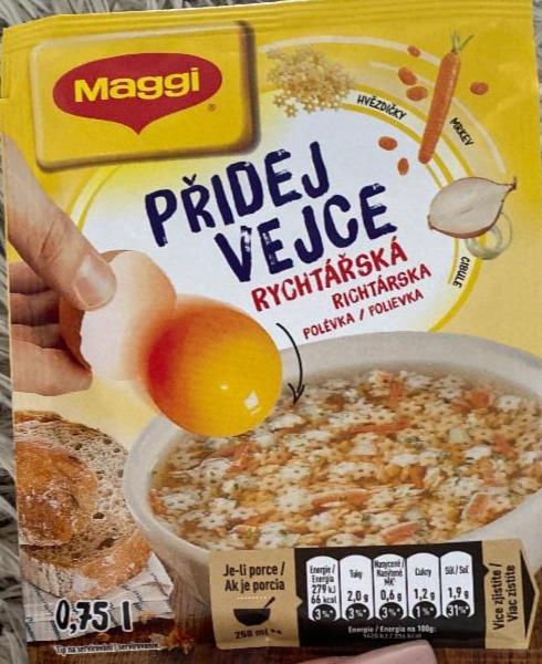 Fotografie - Přidej vejce Rychtářská polévka s těstovinami Maggi