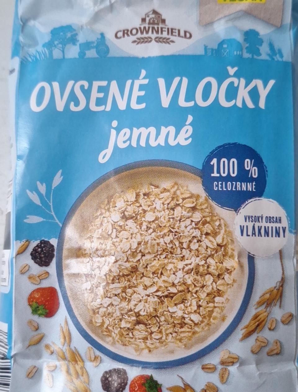 Fotografie - Ovesné vločky jemné 100% celozrnné Crownfield