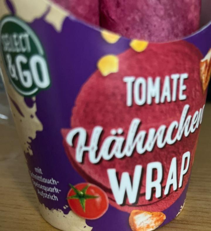 Fotografie - Tomate Hähnchen Wrap Select&Go