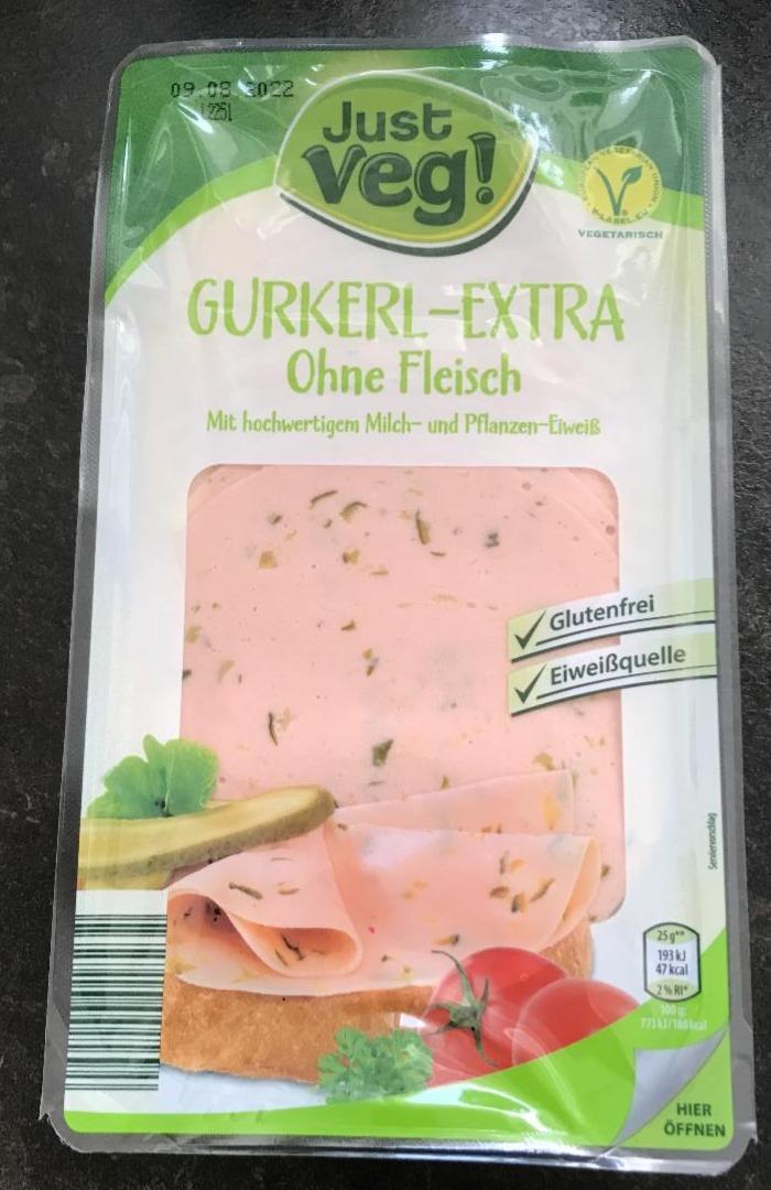 Fotografie - Gurkerl-Extra ohne Fleisch Just veg!