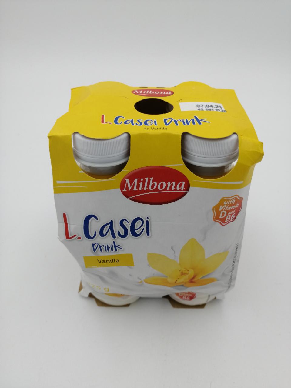 Fotografie - L.Casei 4x vanilla Milbona