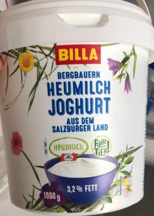 Fotografie - Bergbauern Heumilch Joghurt Billa