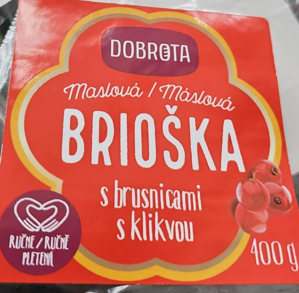 Fotografie - Máslová brioška s brusinkami Dobrota