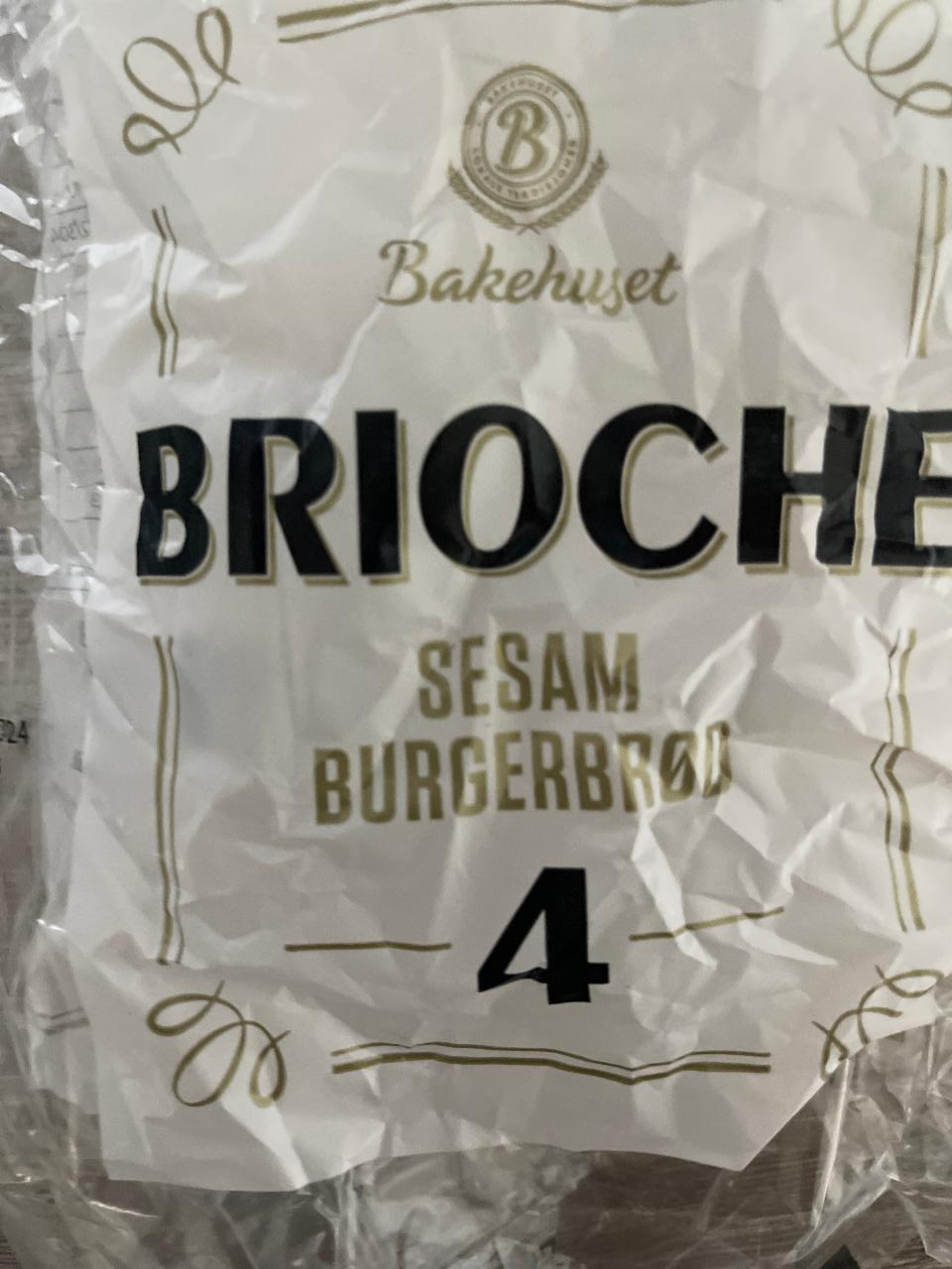 Fotografie - Brioche sesam burgerbrød Bakehuset