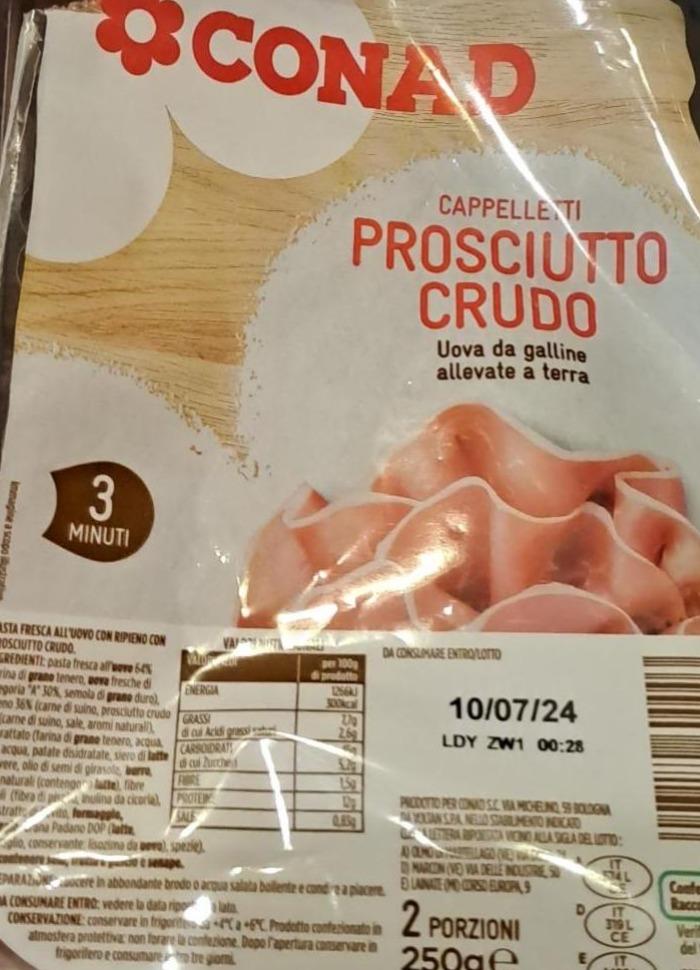 Fotografie - Cappelletti Prosciutto Crudo Conad