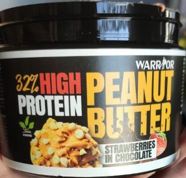 Fotografie - Protein Peanut Butter strawberries in chocolate Warrior