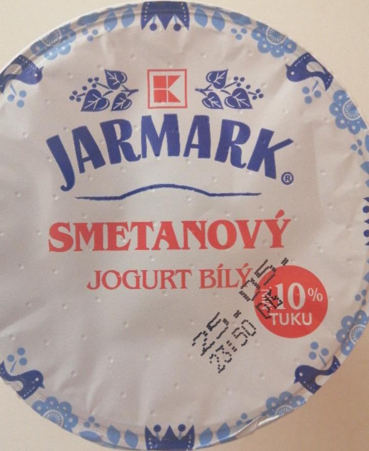 Fotografie - Smetanový jogurt bílý 10% K-Jarmark