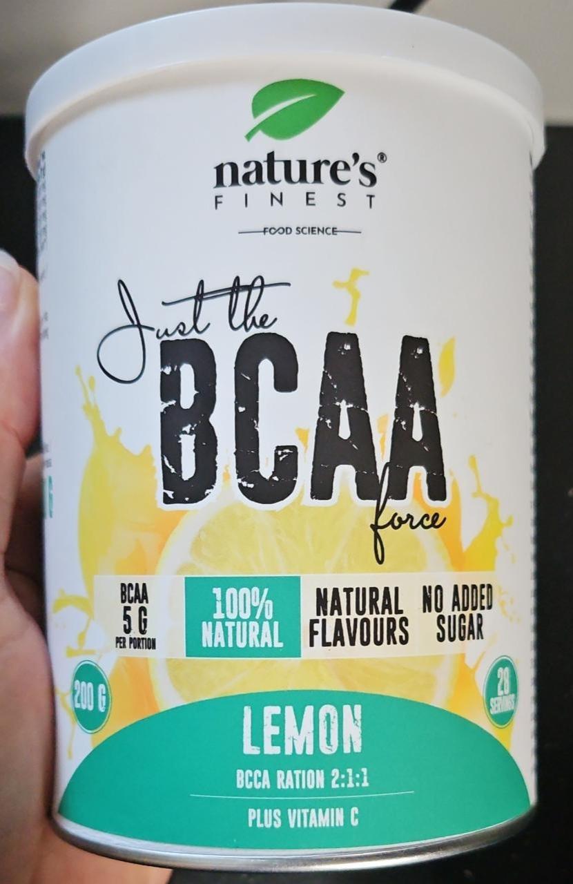 Fotografie - BCAA force lemon Nature's finest