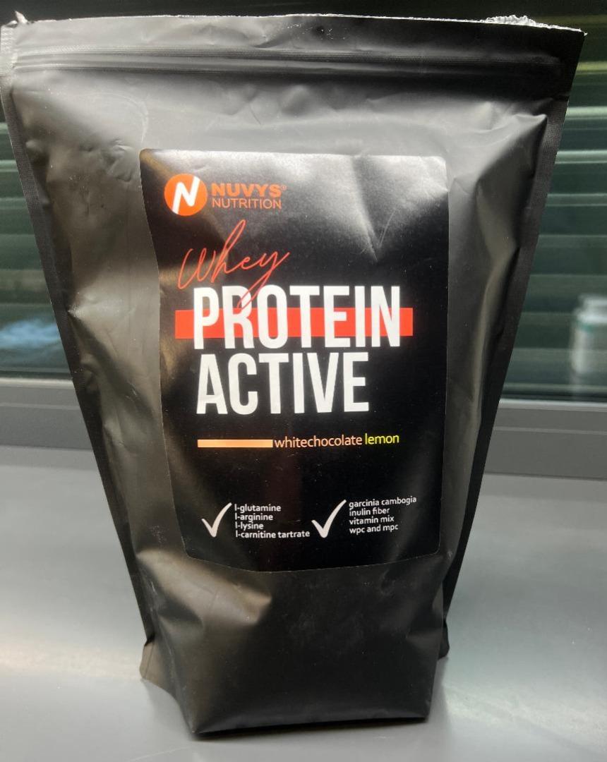 Fotografie - Whey Protein White chocolate lemon Nuvys Nutrition