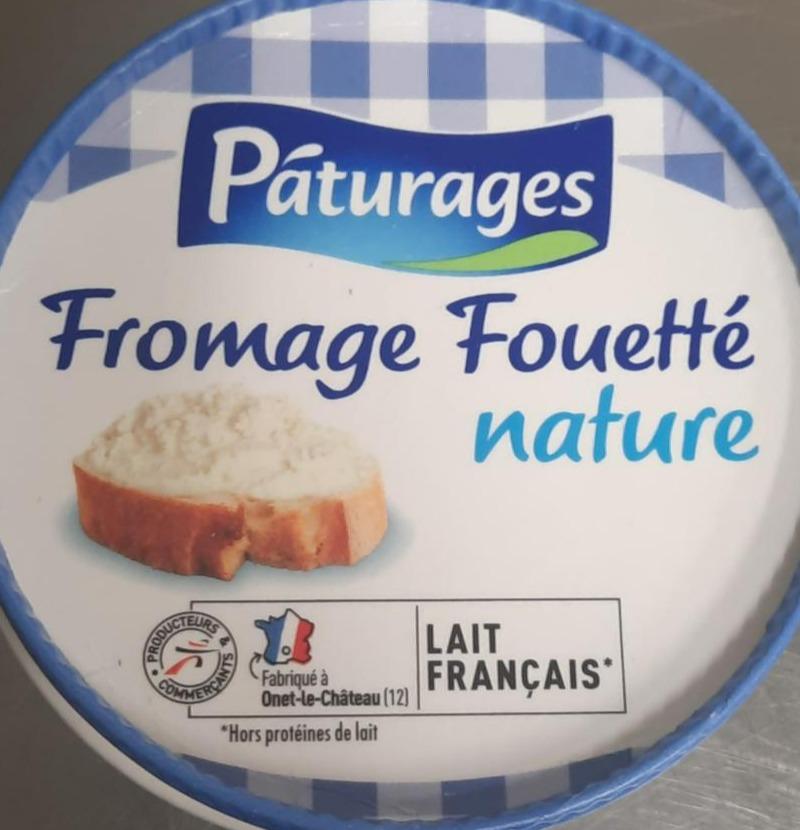 Fotografie - Fromage Fouetté nature Páturages