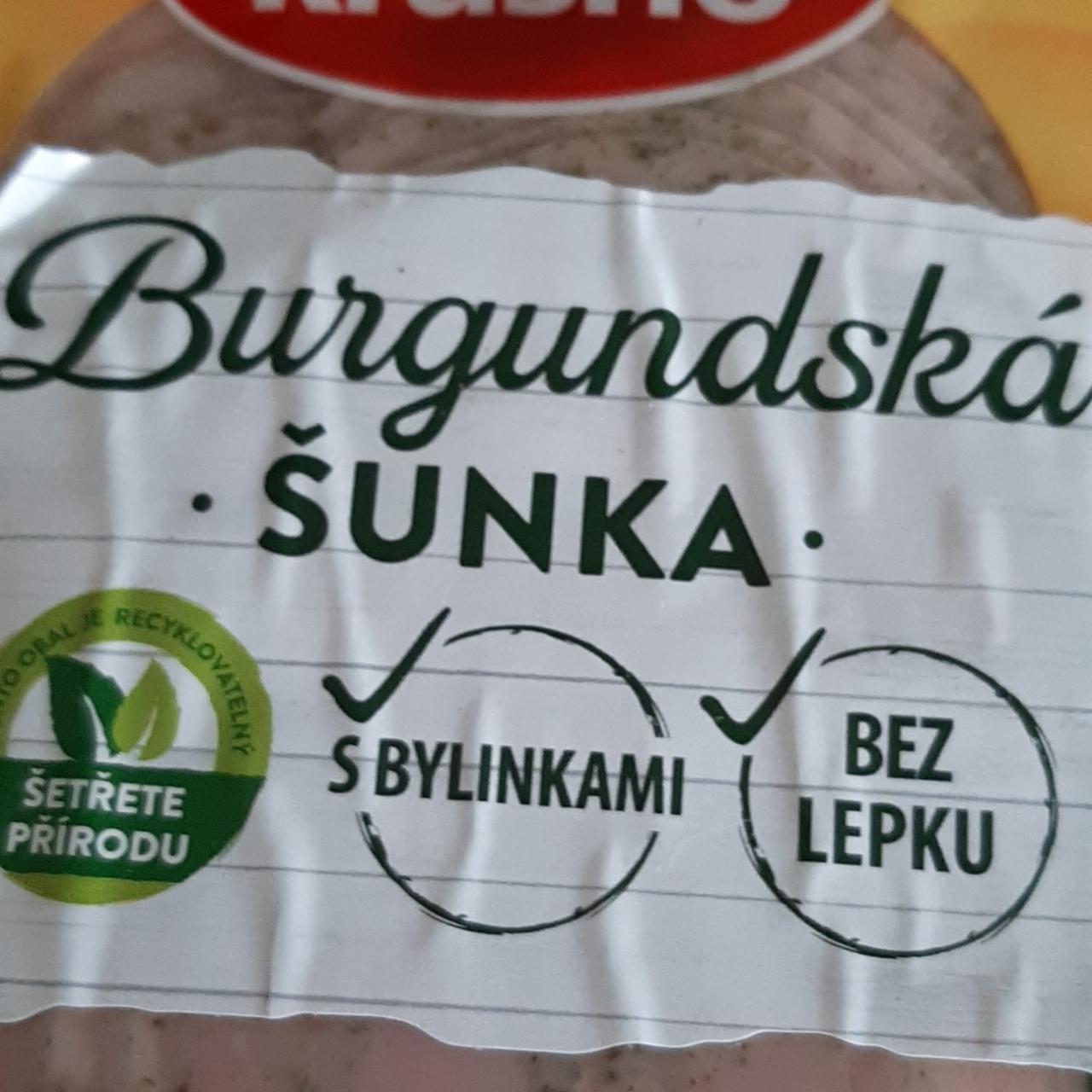 Fotografie - Burgundská šunka s bylinkami Krásno