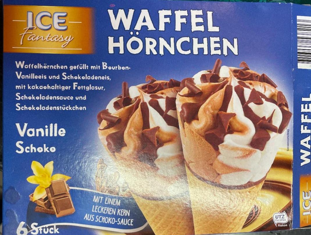 Fotografie - Waffel Hörnchen Ice fantasy