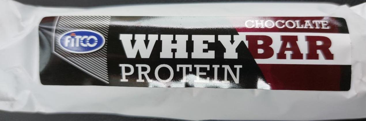 Fotografie - wheybar protein chocolate Fitco