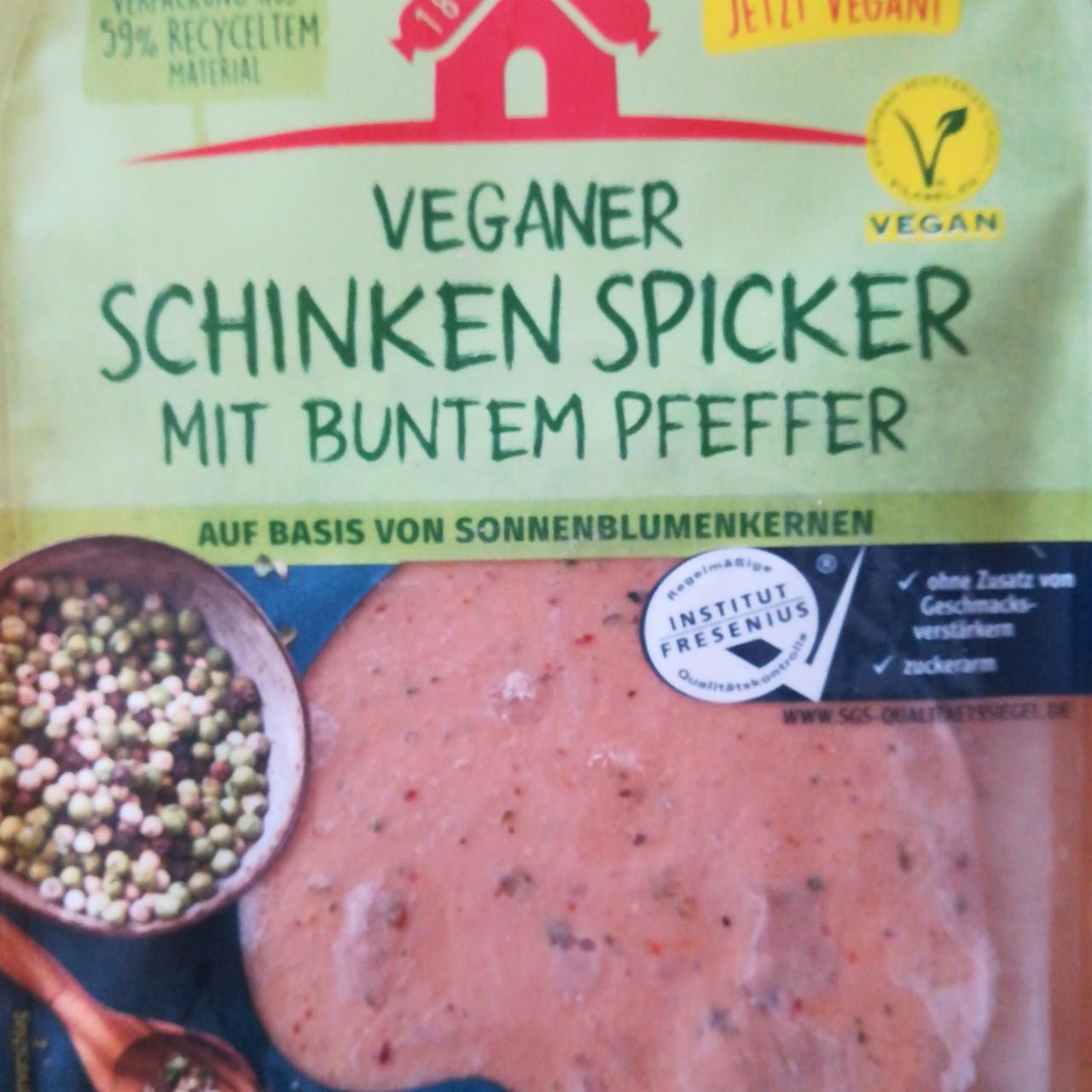 Fotografie - Veganer Schinken Spicker mit Buntem Pfeffer