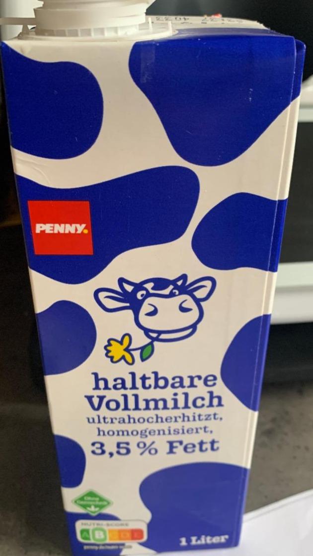 Fotografie - Haltbare Vollmilch 3,5% Fett Penny