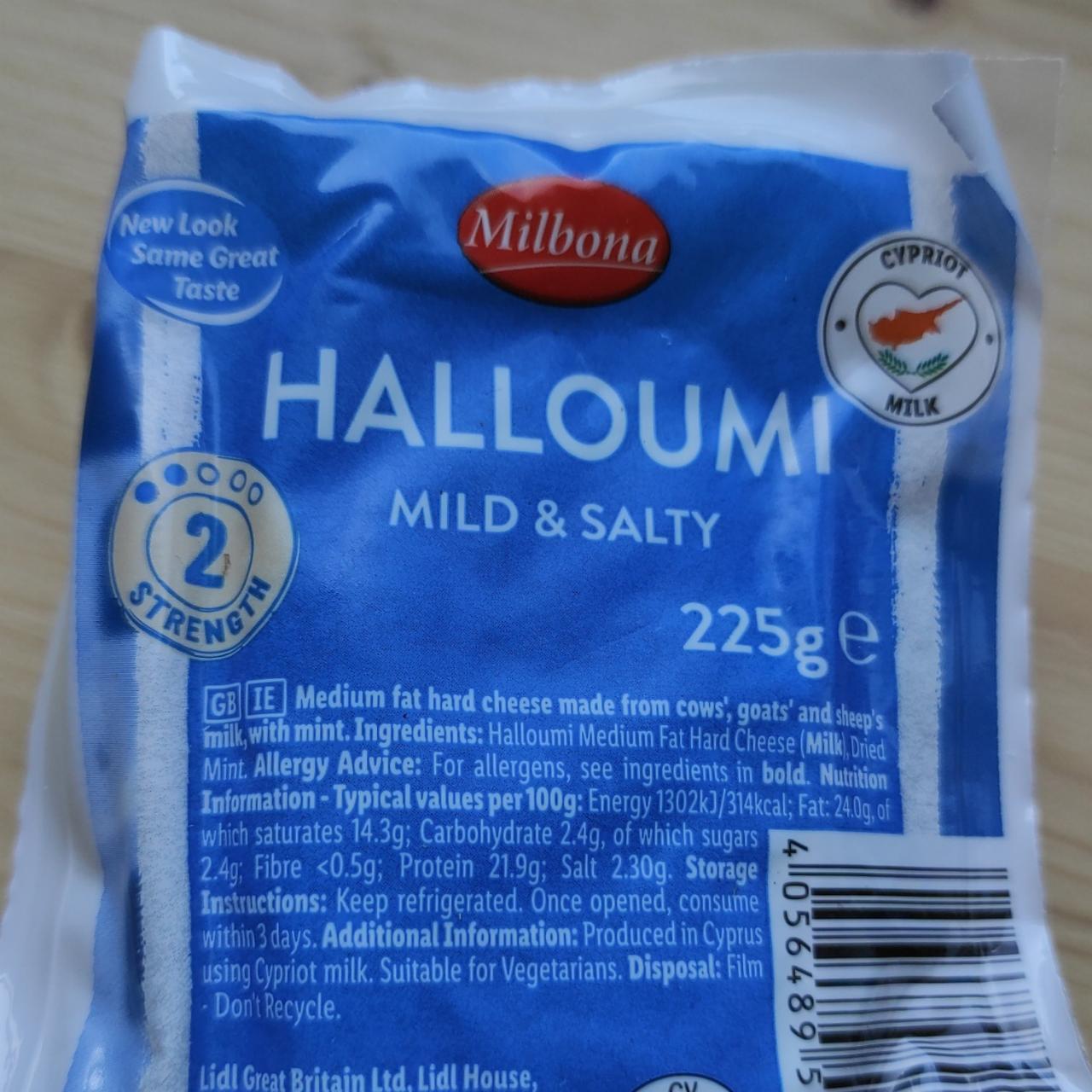 Fotografie - Halloumi Mild & Salty Milbona