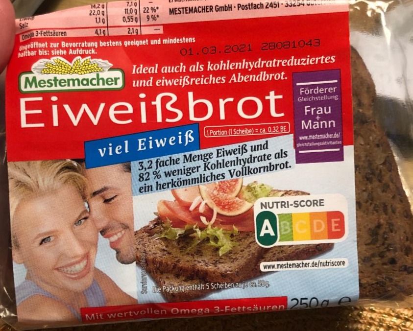 Fotografie - Eiweißbrot Mestemacher