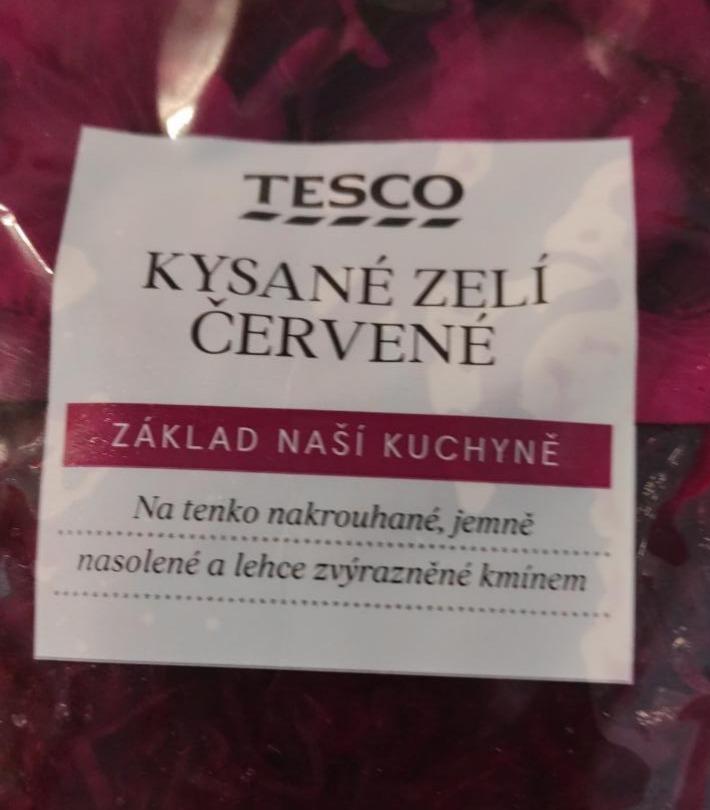 Fotografie - kysané zelí červené Tesco