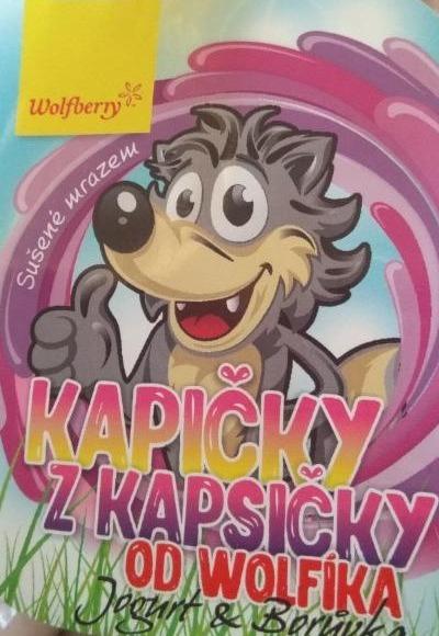 Fotografie - Kapičky z kapsičky od Wolfíka jogurt & borůvka Wolfberry