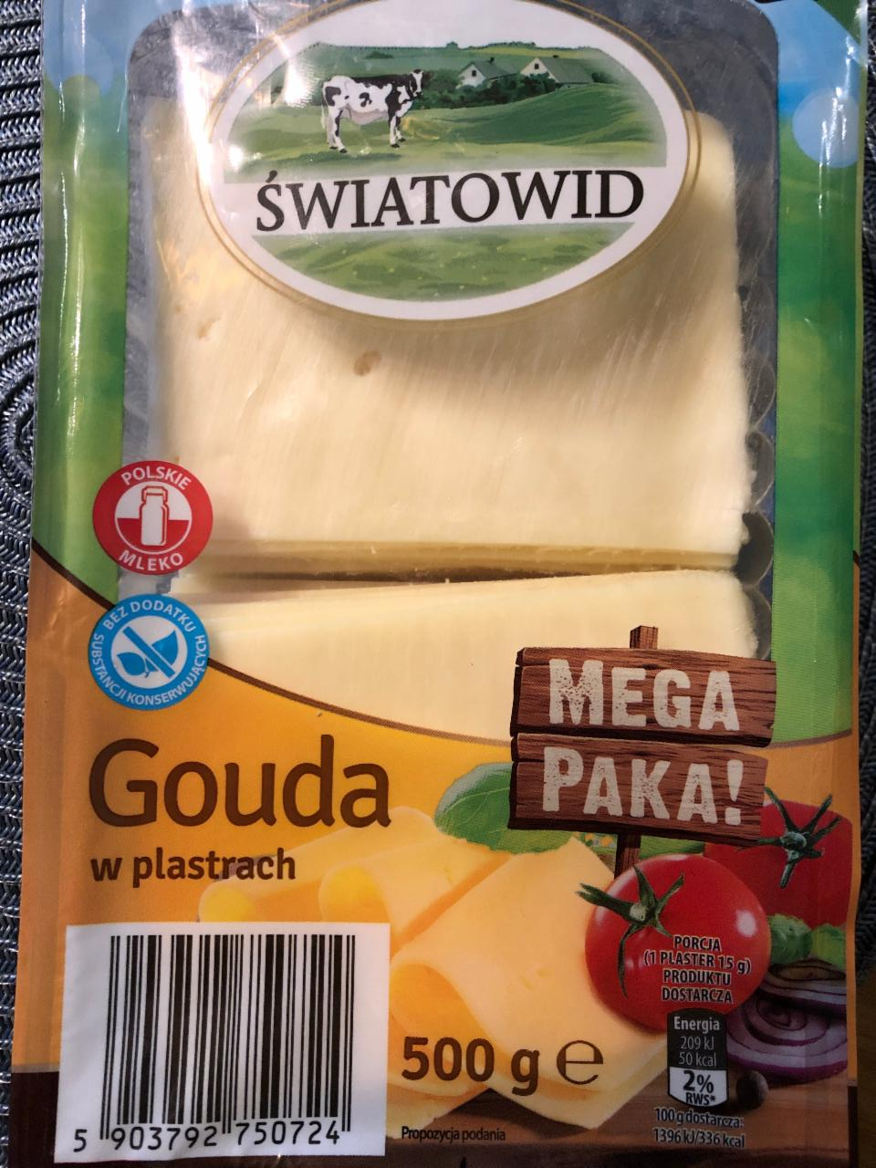 Fotografie - gouda w plastrach