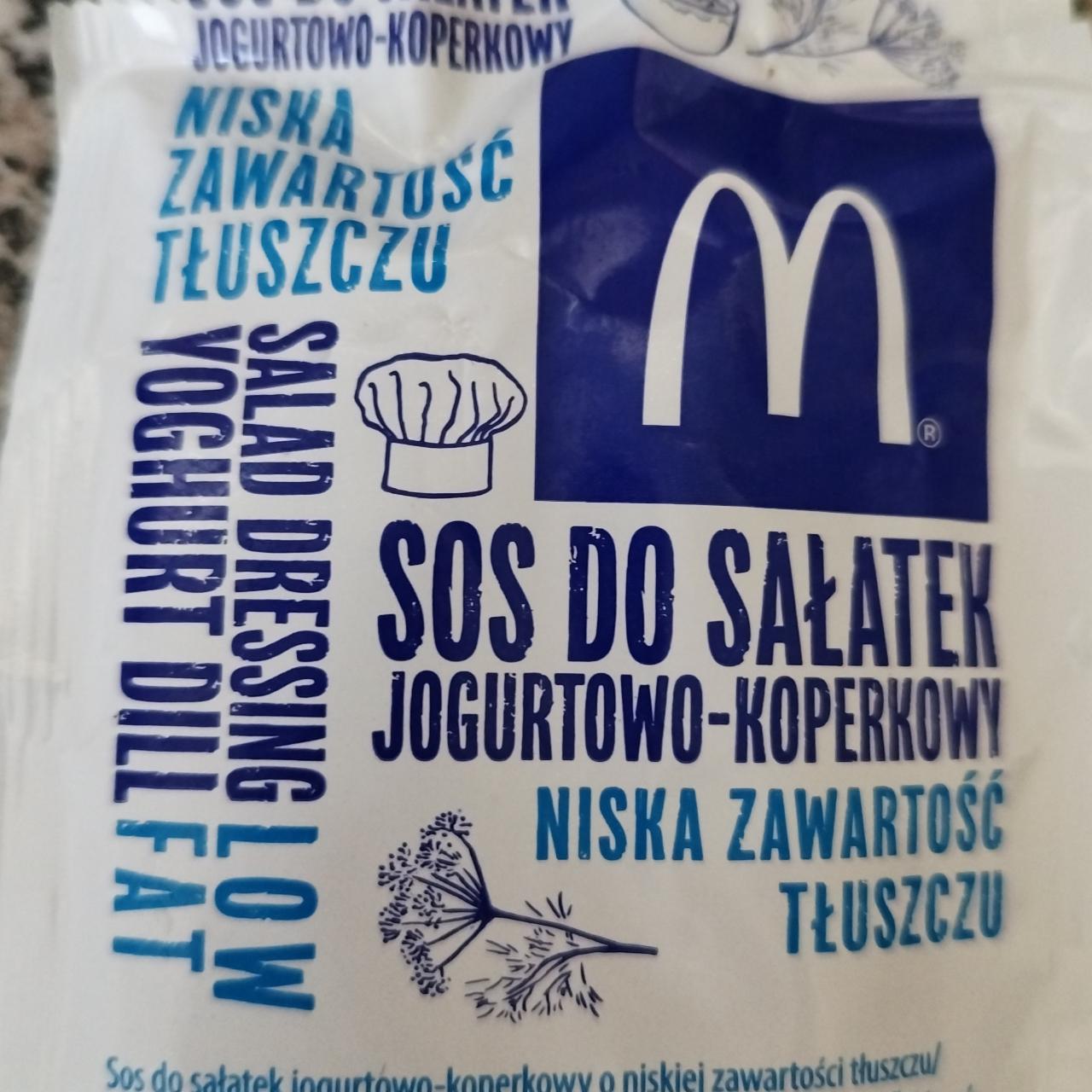 Fotografie - Sos do salatek Jogurtowo-Koperkowy McDonald's